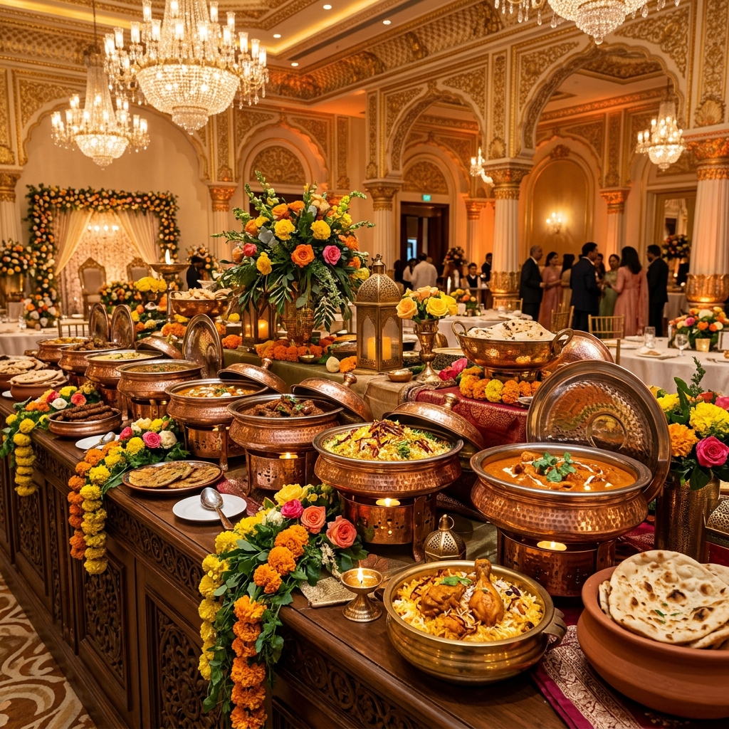 Indian Catering Setup
